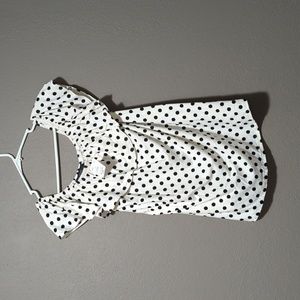 Polka Dot off the shoulder top